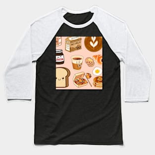 Cute foodies Baseball T-Shirt